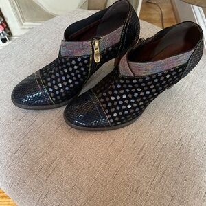 Spring Step L’Artiste Navy Booties